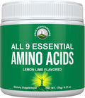 All 9 Essential Amino Acids Powder. Pre + During + Post Workout With EAAs + BCAAs For Energy, Muscle Growth, and Recovery. Non-GMO BCAA and EAA Powders For Men + Women. 3rd Party Tested. Lemon Lime