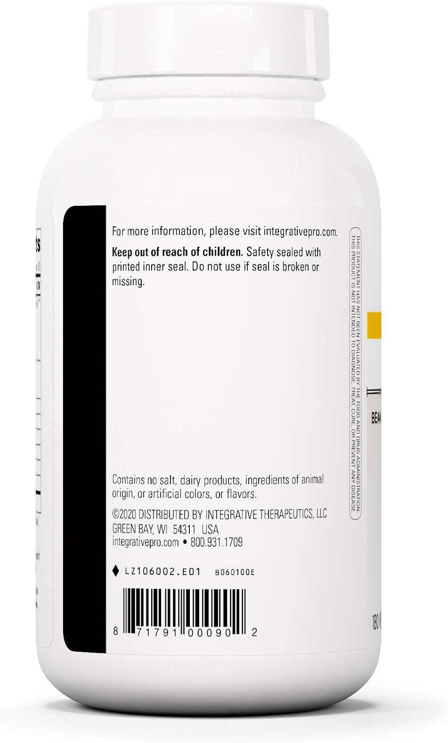Integrative Therapeutics Similase BV - Digestion Support Supplement for Men & Women* - Supports Digestion with Enzymes* - Vegan & Dairy-Free - 180 Capsules (90 Servings)