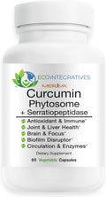 Meriva Curcumin Phytosome + Serratiopeptidase | 500 mg Curcumin Phytosome Complex | Vegan Joint & Mobility Support | 60 Capsules