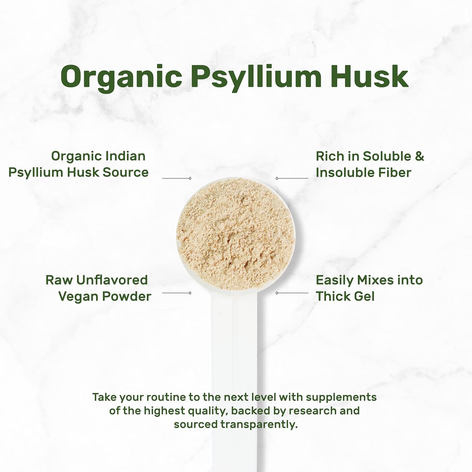 DEAL SUPPLEMENT Organic Psyllium Husk Powder, 3lbs (48oz) – Unflavored Plant Based Soluble Dietary Fiber – Gut & Digestion Health – Great for Baking & Cooking – Keto Friendly, Gluten Free, Non-GMO