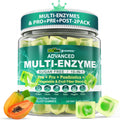 2Pack Digestive Enzymes Gummies for Women & Men, Multi-Enzymes with 90Billion CFU Probiotics and Prebiotics & Postbiotic, Vegetable & Fruit Fiber Blend, Super Enzymes for Digestive & Gut Health,Immune