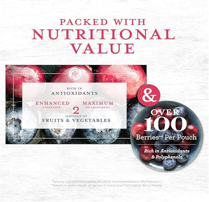 FUNCTIONAL FORMULARIES Liquid Hope Orgainc Peptide, Berry Medley, Tube Feed Formula, 23 g Protein, 7g Fiber, Meal Replacement, 12 Oz (24 Pack)