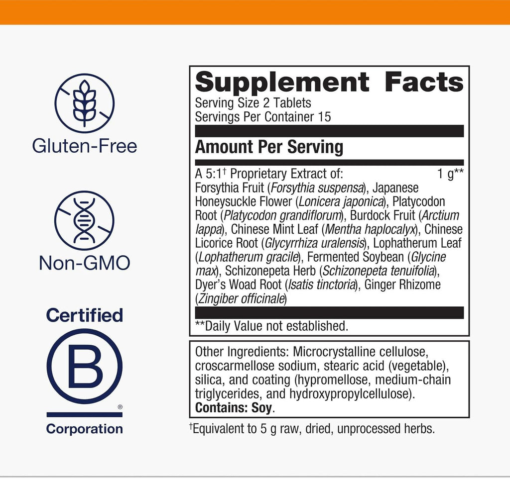 Metagenics Essential Defense - Immune Support* - Traditional Chinese Ingredients - Supplement with Licorice Root Extract, Ginger & Isatis - Non-GMO, Gluten-Free & Vegetarian - 30 Tablets