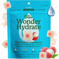 Plant People WonderHydrate Electrolyte Gummies – Vegan Hydration Supplement with Magnesium, Potassium, Zinc, Vitamin C & Himalayan Sea Salt – Zero Sugar Lychee (42 Count)