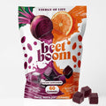 Orange & Beet Root Gummies – Nitric Oxide Booster for Energy & Circulation – Heart Health Beets Chews with Orange – Vegan Beetroot Supplement for Cardiovascular Support – Tasty Power Beet Chews