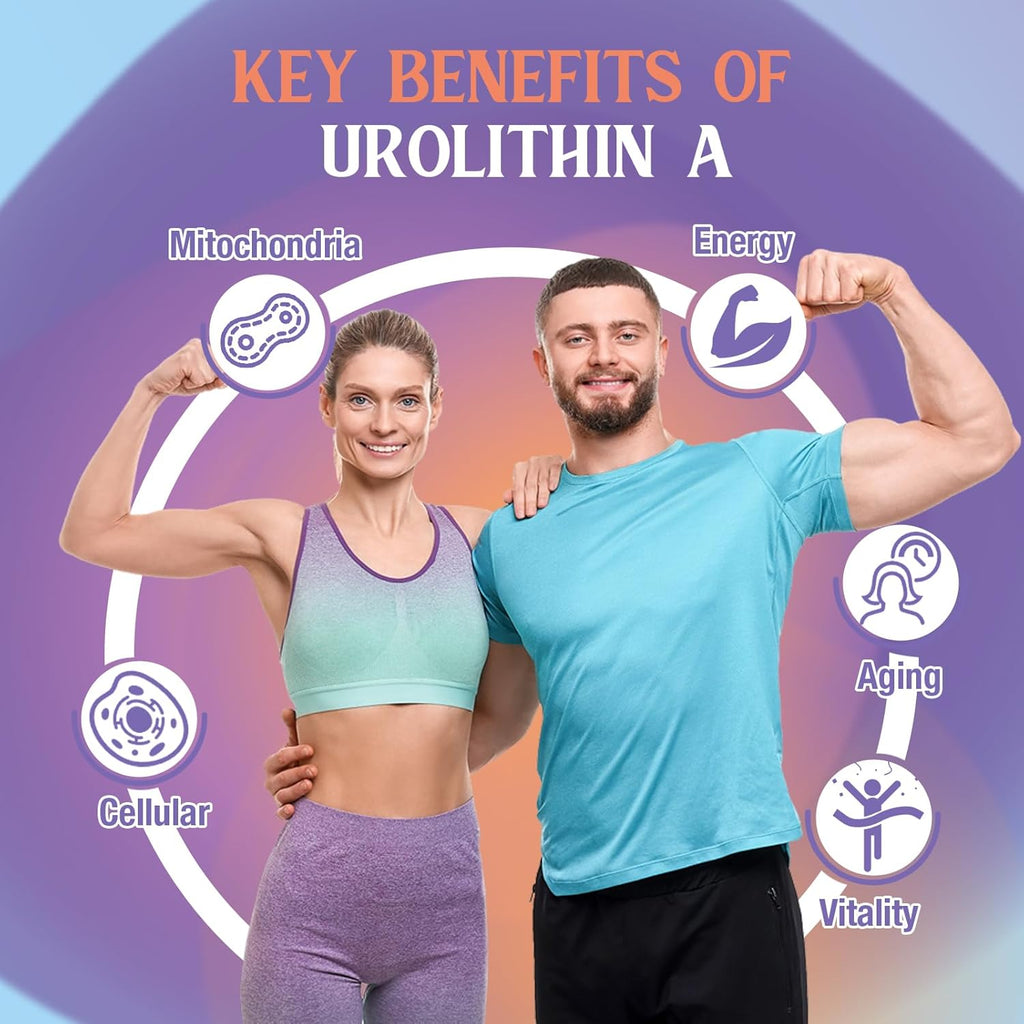 Urolithin A Supplement 2000mg for Men Women - 120 Softgels (1 Bottle)