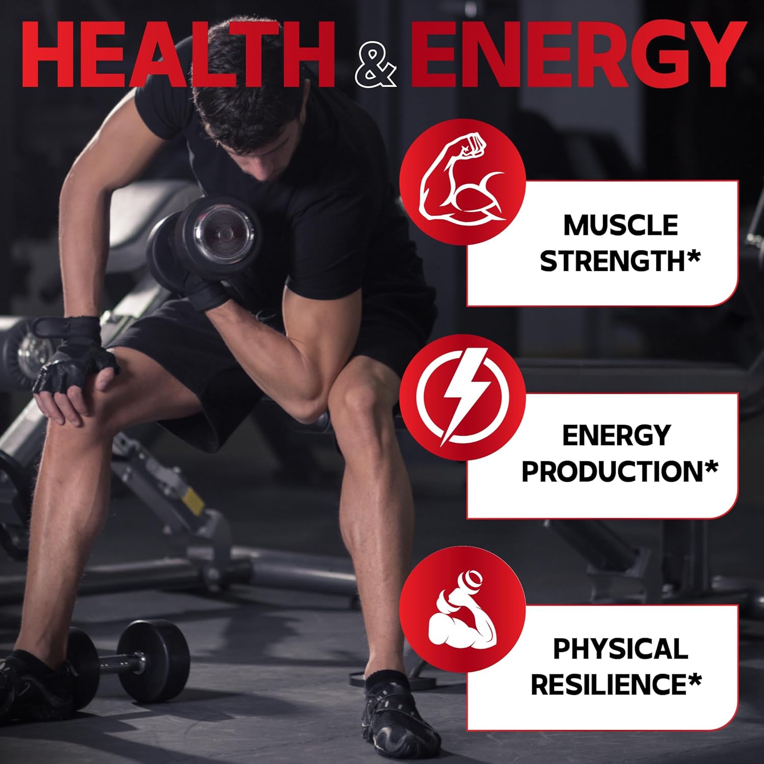 7 in-1 Ultra Test Support with Tribulus Terrestris Horny Goat Weed L-Arginine Maca Root Tongkat Ali Beet Root - Energy Workout Muscle Strength Support 120 Capsules