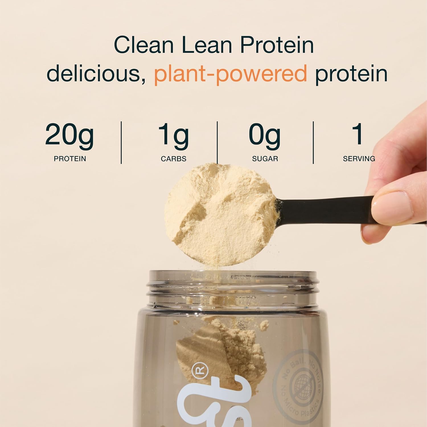 Nuzest - Pea Protein Powder - Clean Lean Protein, Premium Vegan Plant Based Protein Powder, Dairy Free, Gluten Free, GMO Free, Naturally Sweetened Protein Shake, Wild Strawberry, 1 Serving, 0.9 oz