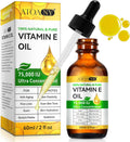 Vitamin E Oil,Natural Vitamin E Oil for Skin 75,000 IU, Organic Pure Vitamins E Oils for Skin Face,Body Bath Moisturizing and Winkles,Reduce Fine Lines & Scars 2Fl Oz