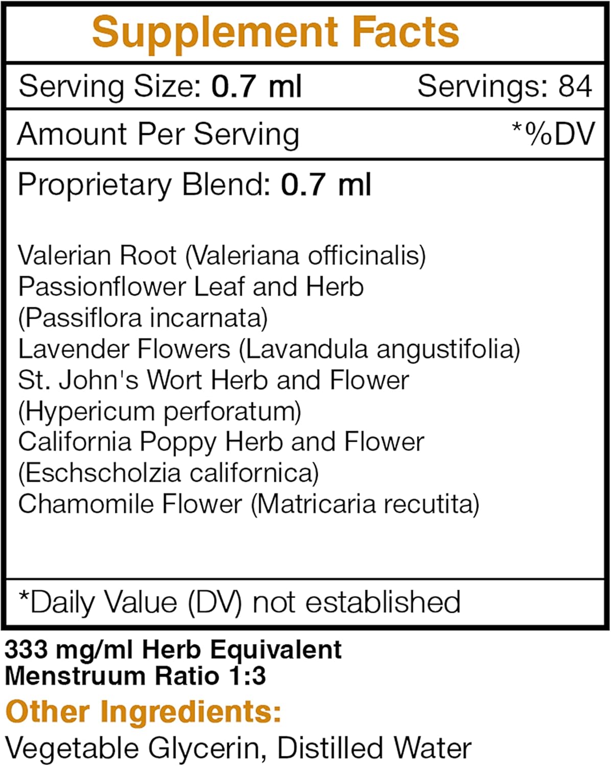 Secrets of the Tribe Dream Secret Alcohol-Free Extract, Tincture, Glycerite Valerian, Passionflower, Lavender, St. John's Wort, California Poppy, Chamomile. Restful Sleep Formula (2 FL OZ)