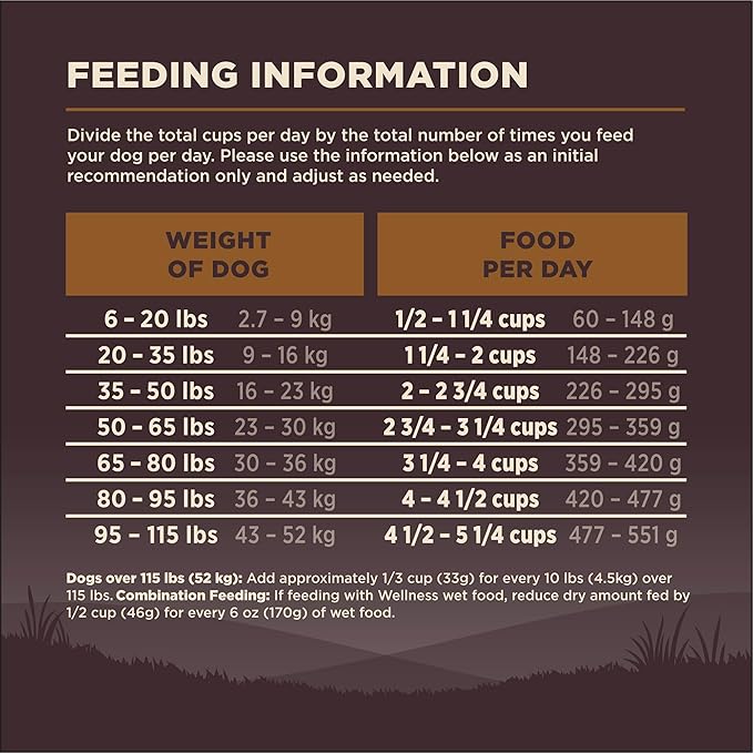 Wellness CORE Dry Dog Food, Grain-Free, High Protein, Natural, Wild Game Duck, Lamb, Wild Boar, & Rabbit Recipe, (12-Pound Bag)