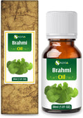 Brahmi (Piper Nigrum) Essential Oil Pure & Natural - Undiluted Uncut Infused Oil - Perfect for Aromatherapy, Massage, Hair Growth - Therapeutic Grade - 30 ML