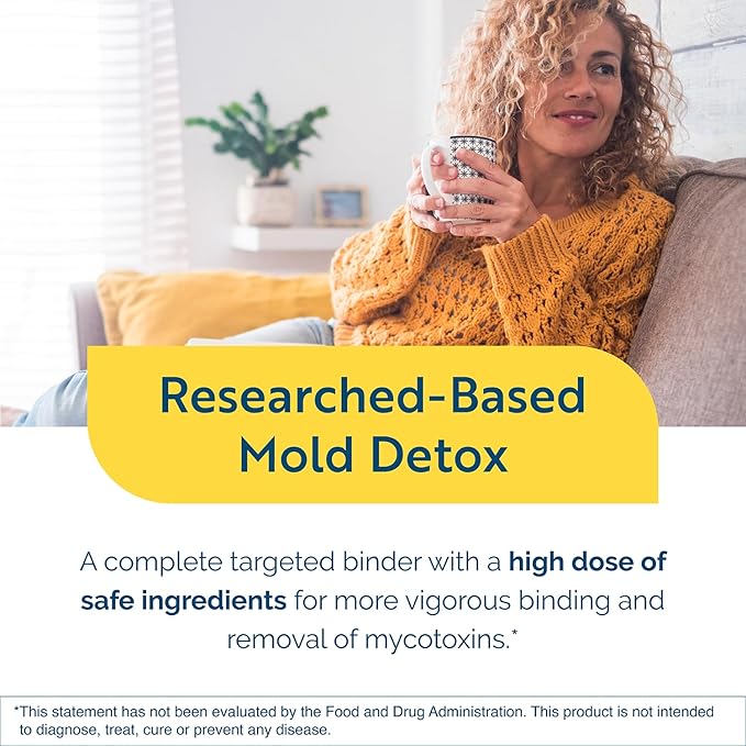 Researched Nutritionals MycoPul - Advanced Mycotoxin Binder Complex, Zeolite Detox, Humic Acid, Fulvic Acid & Activated Charcoal for GI Tract Detox, Clinically Researched Mold Binders, 30 Capsules