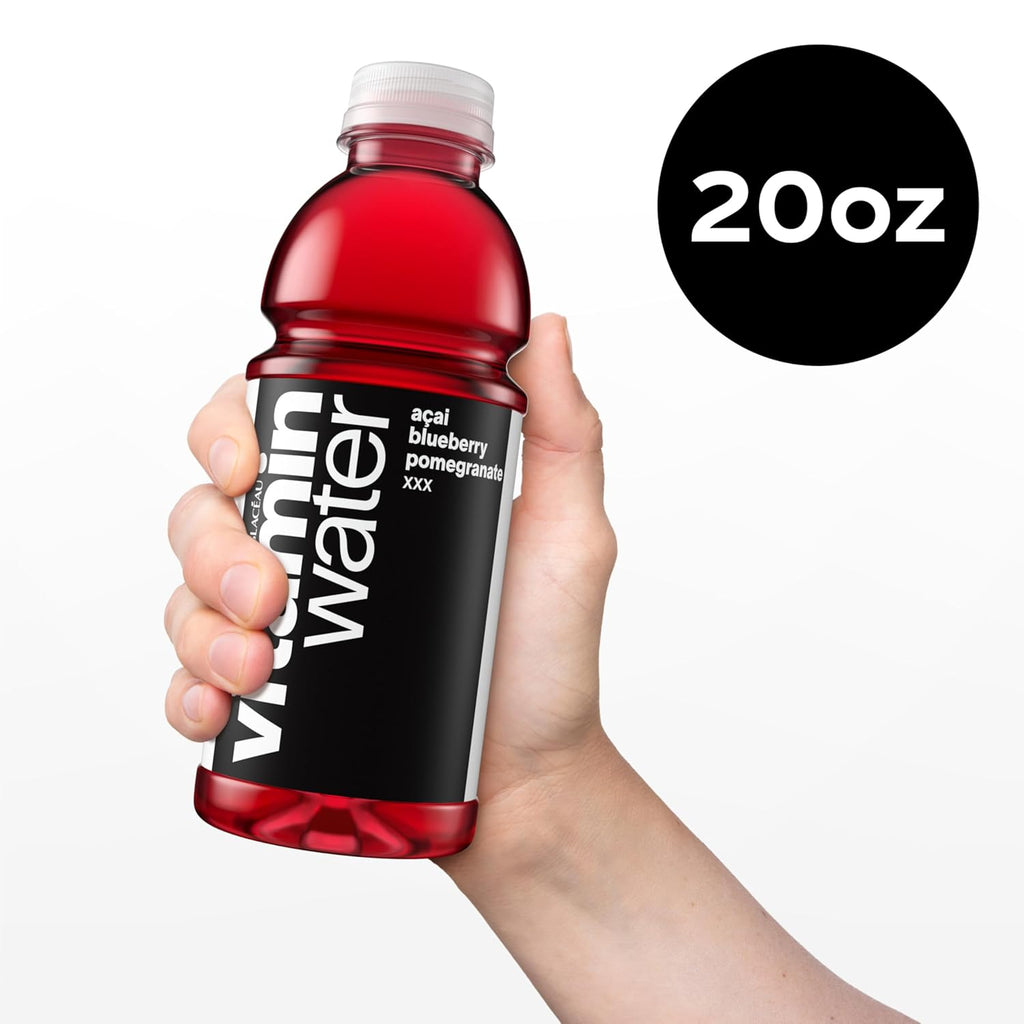 vitaminwater Variety Pack Nutrient Enhanced Flavored Water Beverage, 20 fl oz Bottles, 12 Pack