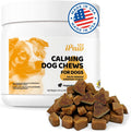 iPaw Calming Chews for Dogs, Calming Dog Treats, Separation Anxiety Relief Calming Care, Manage Everyday Stress for Puppy, Made in USA, Vegetable Flavor (50 Chews)