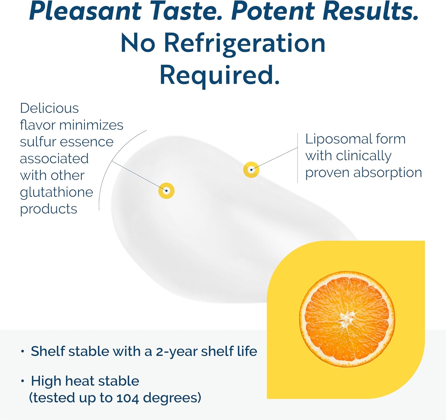 Researched Nutritionals Liposomal Glutathione (450mg) Liquid Gel + Vitamin C - Tri-Fortify - Aid Natural Energy, Immune Support & Detox - Clinically Researched for Absorption - Orange (5 Fl Oz)