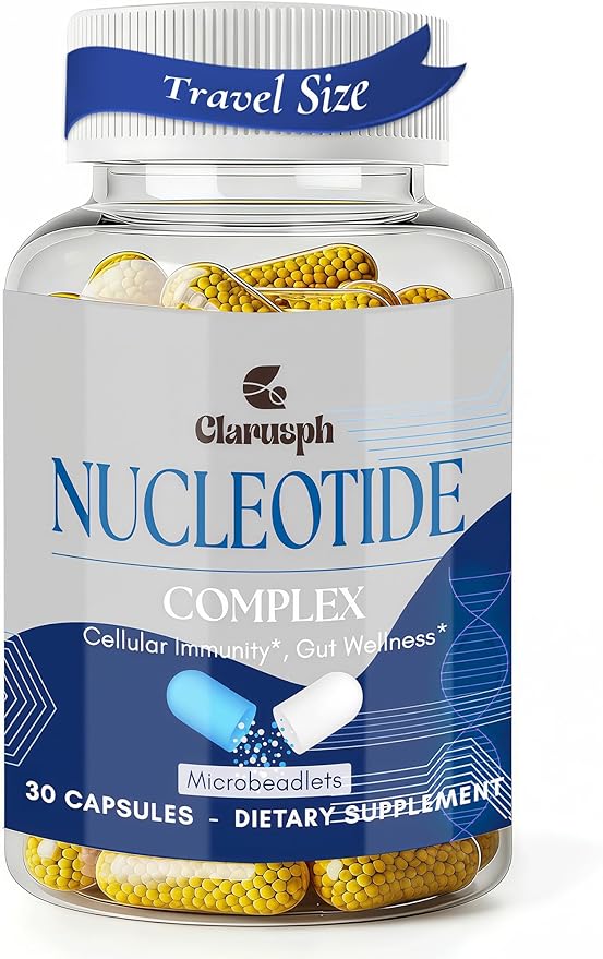 Immunity* Supplement, Immune* Nucleotide Complex Blend 400mg Including AMP, CMP, GMP, UMP, Nucleo Immune*, 30 Capsules