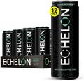 Echelon Pre-Workout Energy Drink | Watermelon Thai Chili | 12 Pack | Sustained Energy, Focus and Endurance Dietary Supplement | 300mg of Caffeine | Beta-Alanine, L-Theanine & Fiber | Vegan