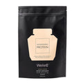 WelleCo Vegan Protein Powder, Gluten Free Premium Organic Sprouted Brown Rice & Pea Protein Blend, Low Carb & Dairy Free, for Energy, Muscle Recovery, 16g Protein Per Serving, Vanilla, 35.2oz Pouch