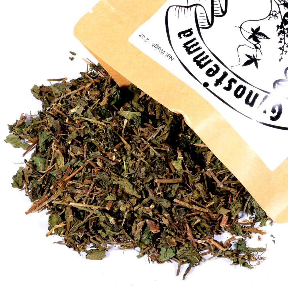 EidolonGreen Organic Jiaogulan (Gynostemma) - 2oz (60g) Dried Herbal Tea - Also Known as Southern Ginseng or Immortality Herb - Traditional Botanical Tea