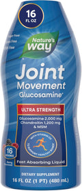 Nature's Way Joint Movement Glucosamine Fast Absorbing, 16 day supply, 16 Ounces (480 mL), Natural Berry (Packaging May Vary)