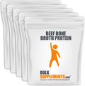 BulkSupplements.com Beef Bone Broth Protein Powder - Bovine Bone Broth Protein, Lactose Free Protein Powder - Dairy Free & Gluten Free, 22g per Serving, 5kg (11 lbs) (Pack of 5)
