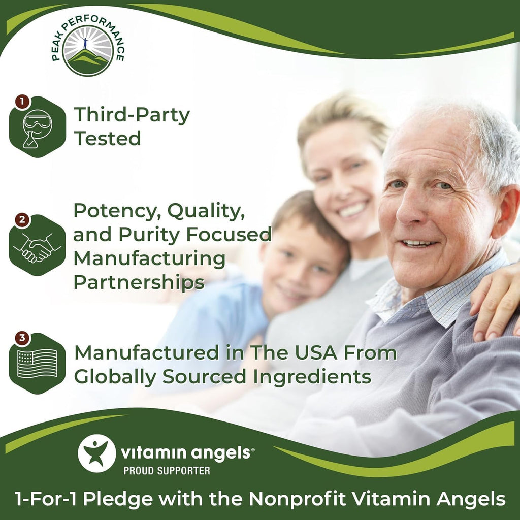 Peak Performance Advanced Vitamin D 5000 IU with All 3 Types of Vitamin K Vitamin D3 and Vitamin K2, K1, MK-7 (MK7), MK4 Supplement. 60 Small and Easy to Swallow Vegetable Pills (5000 IU)