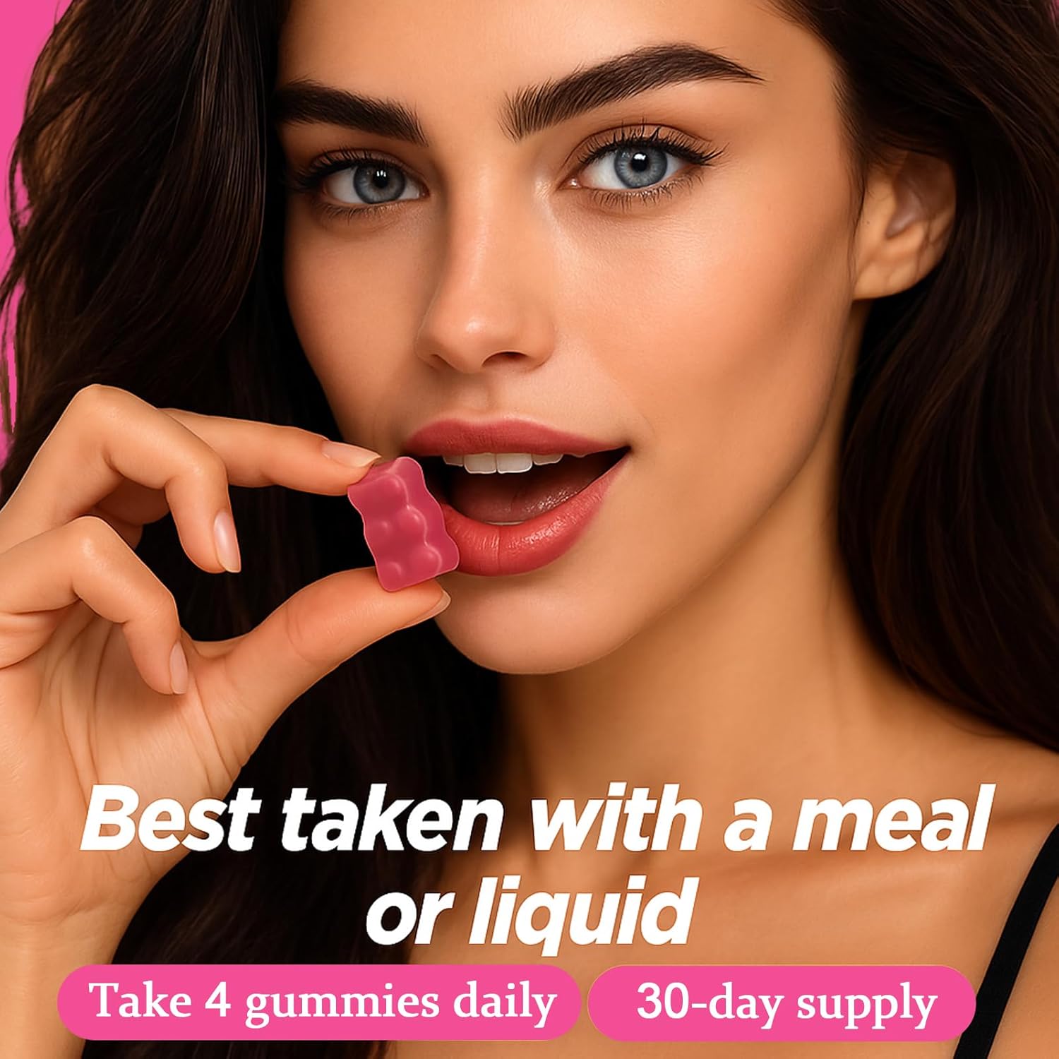 JoviGLOW+ NAD+ & Collagen Gummies, with Hydrolyzed Collagen Peptides, Resveratrol, Hyaluronic Acid & Vitamin C, Anti-Aging, Supports Skin, Hair & Nail Wellness, Daily Vitality Gummies