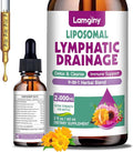 Liposomal Lymphatic Drainage Drops, 9-In-1 Lymphatic Drainage Supplements for Detox & Cleanse, with Echinacea, Dandelion, Elderberry, Burdock Root & Cleavers, Immune & Lymph System Support, 2 FL OZ