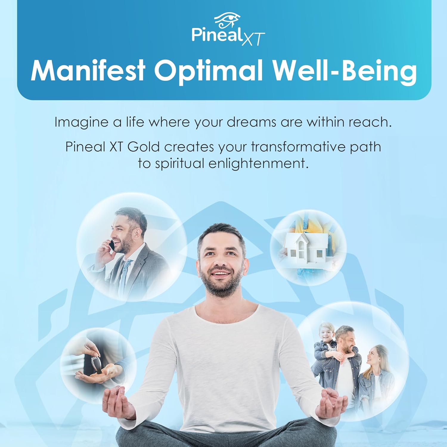 Pineal XT Gold - Pineal Gland Supplement - Third Eye Awakening - Focus and Memory Supplement for Brain - 7 Powerful Ingredients Decalcify, Detox, and Activate Your Pineal Gland