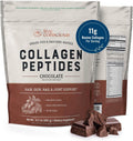Live Conscious Collagen Peptides Powder - Chocolate Collagen Powder - Hair, Skin, Nail, and Joint Support - Type I & III Grass-Fed Collagen Supplements for Women and Men - 30 Servings - 14.3oz