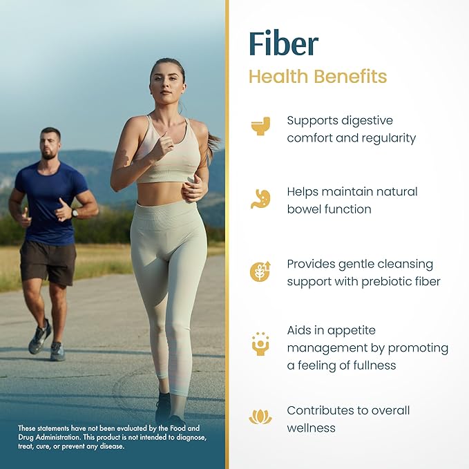 Vykee Nutrition Advanced Fiber Complex – Psyllium Husk, Aloe Vera, Chia & Flax Seed | Vegan, Non-GMO | Supports Digestive Health, Regularity & Gut Wellness | 180 Capsules