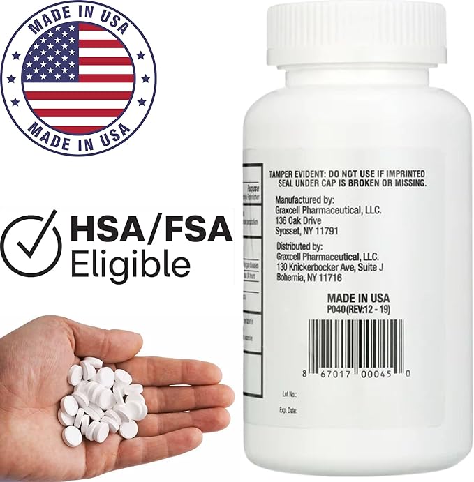 Sodium Chloride Tablets 1gm | Electrolyte Salt Pills for POTS Syndrome and Dysautonomia Support | Rapid Rehydration, Natural Ingredients | (15.4gr.) | 1000 Count | Made in The USA