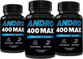 Andro400 T Booster Supplement (3 Pack, AndroMax)