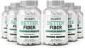 Better Fiber - Daily Fiber Supplement - Soften Stool for Effortless Bowel Movements - with Psyllium Hulk and Slippery Elm - 6 Bottles