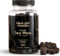 Black Girl Vitamins - Irish Sea Moss Gummies - SeaMoss + Bladderwrack & Burdock - 92 Minerals for Thyroid, Metabolism, and Immunity - Vegan, Gluten-Free, Halal (Mixed Berry, 30 Day Supply)