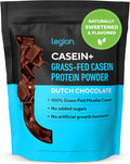 LEGION Casein Protein Powder (Dutch Chocolate) - Slow-Release Micellar Casein Protein Powder - Non-GMO, Gluten-Free & Naturally Sweetened Powder from Grass-Fed Cows (25 Servings)