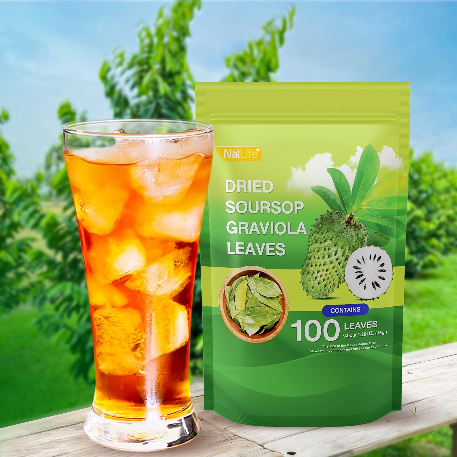 NalLife Soursop Leaves for Tea 100 Leaves