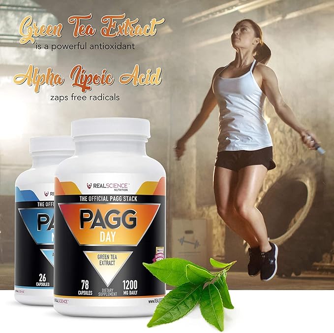 4 Hour Body by Tim Ferris, Fat Burning and Muscle Building Support, Green Tea Extract Day Supplements (78 Caps) and Alpha Lipoic Acid Night Supplements (26 Caps)