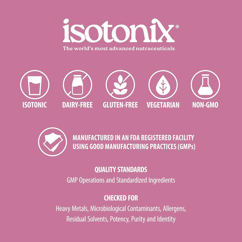 Isotonix OPC-3® Beauty Blend: Collagen, Antioxidants, Grape Seed, Red Wine, Pine Bark, Hyaluronic Acid – Supports Healthy Skin, Hair & Nails – Isotonic Drink Mix for Maximum Absorption