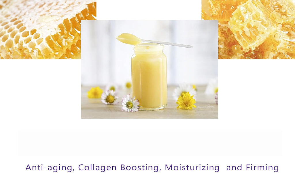 Face Cream Anti Aging Royal Jelly - Natural & Organic Ingredients, Face Moisturizer for Dry Skin, Anti Aging Cream for Face, Anti Wrinkle Cream for Women & Men – 1.7 oz