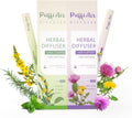 PUFFIAIR Herbal Diffuser Duo with Mullein, Milk Thistle & More丨Inner Balance Duo for Fresh Breath & Liver Detox Support - 600 Uses Per Stick