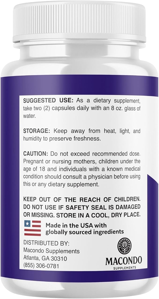 Memotril Capsules - Official Memo Tril Advanced Brain Health Supplement Support, All Natural Formula Vitamins for Overall Health & Wellness - 60 Capsules for 1 Month