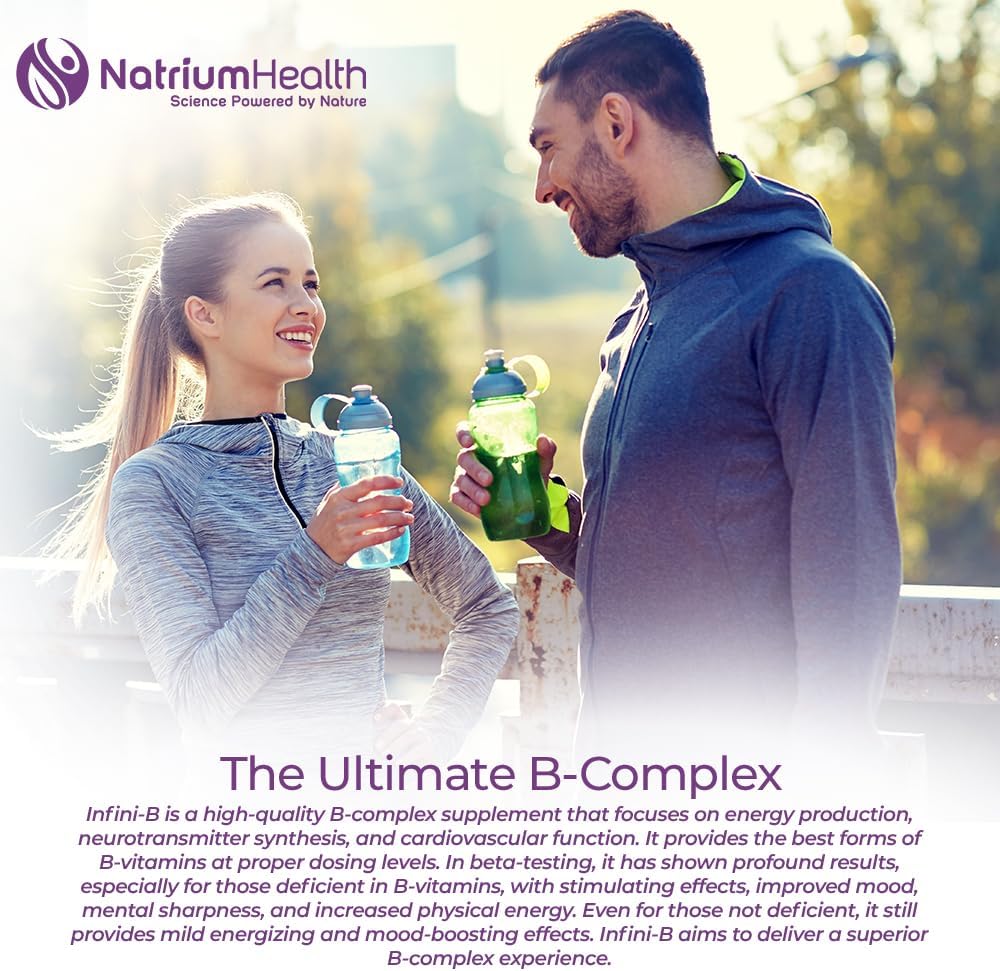 Nootropics Depot Infini-B Advanced B-Complex | Optimal Absorption & Bio-Availability | Enhanced Cognitive & Metabolic Support | 60 Capsules