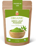 Neem Powder – 8 oz. - Certified USDA Organic -Non-GMO - Fresh Dried Neem Leaves Powder for Healthy Hair and Skin - Azadirachta Indica Ayurvedic Herb for Overall Wellbeing