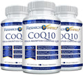 Research Verified CoQ10-100% Pure Extra Strength 300mg CoQ10 – Improved Absorption and Bioavailability with Bioperine - Boost Antioxidant Levels, Improve Cardiovascular Health, 180 Vegan Capsules