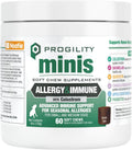 Nootie Progility Mini Allergy & Immune Supplement, Seasonal Allergies Advanced Immune Support Supplement for Small Dogs, 60 Soft Chews per Container