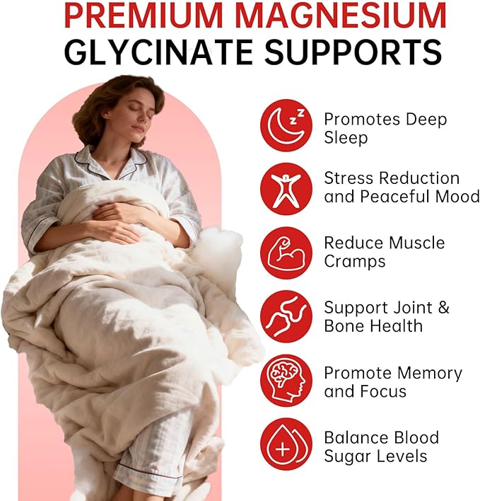 Magnesium Glycinate Gummies 500mg – Sugar Free Magnesium Gummies for Sleep, Stress, Muscle & Nerve Support – for Adults & Kids 4+, Vegan, No Melatonin - Raspberry Flavor