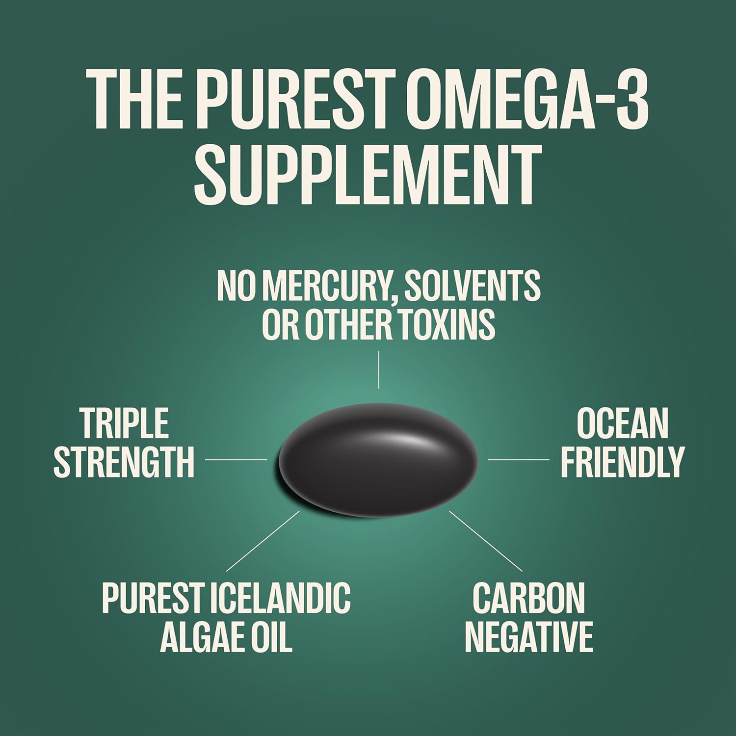 Orlo DHA – Vegan DHA Supplement (EPA & DHA) – Omega 3 Fish Oil & Krill Alternative – Plant-Based Omega-3 Algae Oil – Brain & Heart Support (120 Mini Burpless Softgels)