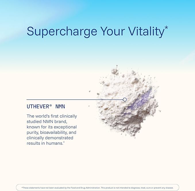 ProHealth NMN Pro Powder (30 Grams) Clinically Studied Uthever® NMN. NAD+ Precursor for Cellular Energy, Mitochondrial Support & Healthy Aging. USA Manufactured, Triple Lab-Tested